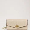 Darley Clutch Ecru & Bright Oak Raffia & Lederbesatz Darley Clutch Ecru & Bright Oak Raffia & Lederbesatz