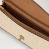 Darley Clutch Ecru & Bright Oak Raffia & Lederbesatz Darley Clutch Ecru & Bright Oak Raffia & Lederbesatz