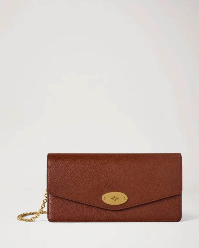 Darley Clutch Oak Two-Tone Small Classic Grain Damen Darley Clutch Oak Two-Tone Small Classic Grain Damen