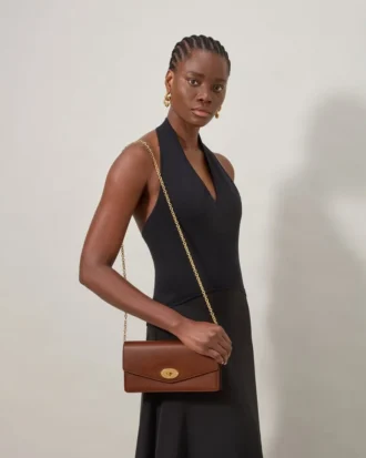 Darley Clutch Oak Two-Tone Small Classic Grain Damen
