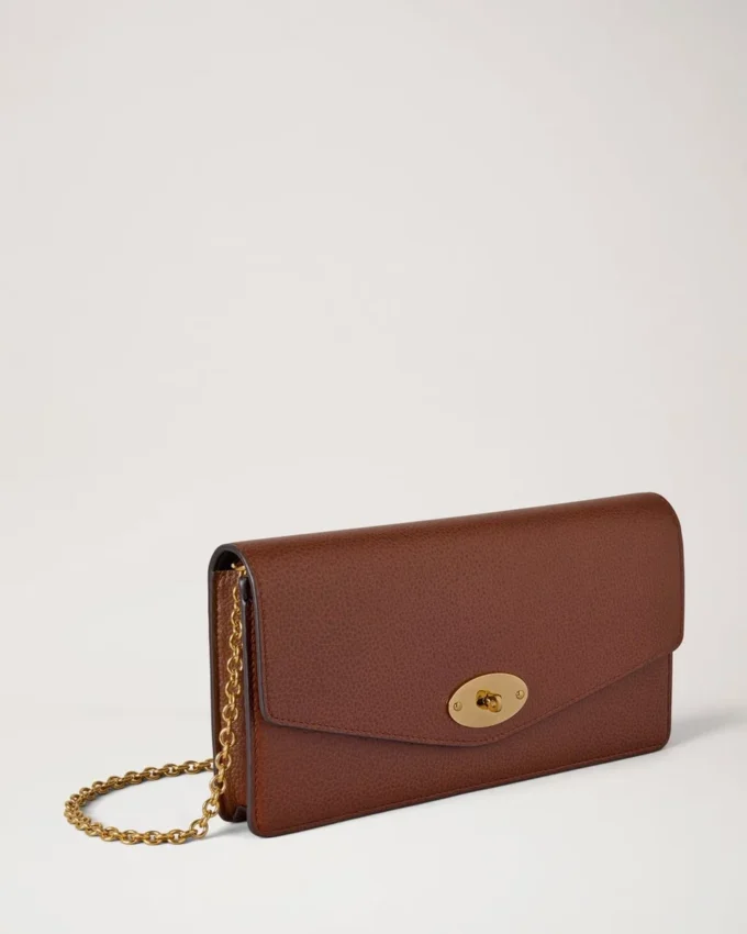 Darley Clutch Oak Two-Tone Small Classic Grain Damen Darley Clutch Oak Two-Tone Small Classic Grain Damen