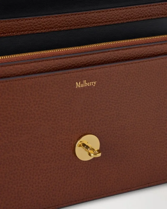 Darley Clutch Oak Two-Tone Small Classic Grain Damen Darley Clutch Oak Two-Tone Small Classic Grain Damen