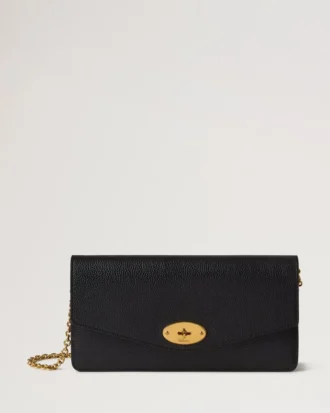 Darley Clutch Schwarz Kleine klassische Narbung Damen
