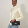 Darley Clutch Schwarz Kleine klassische Narbung Damen Darley Clutch Schwarz Kleine klassische Narbung Damen