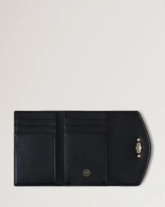 Darley gefaltete Mehrfach-Kartenbrieftasche Ebony Small Classic Grain
