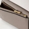 Darley gefaltete Mehrfach-Kartenbrieftasche Kaschmir Taupe Small Classic Grain