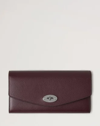 Darley Geldbörse Black Cherry Small Classic Grain Damen