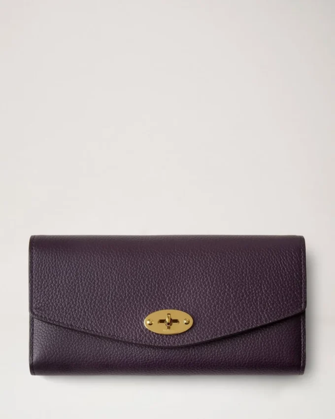 Darley Geldbörse Deep Aubergine Small Classic Grain Darley Geldbörse Deep Aubergine Small Classic Grain