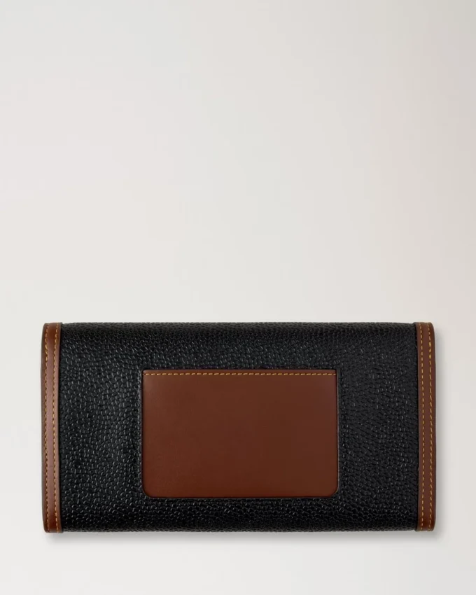 Darley Geldbörse Schwarz & Cognac Bio-basiertes Scotchgrain Darley Geldbörse Schwarz & Cognac Bio-basiertes Scotchgrain