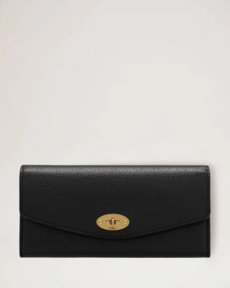Darley Geldbörse Schwarz Small Classic Grain Damen