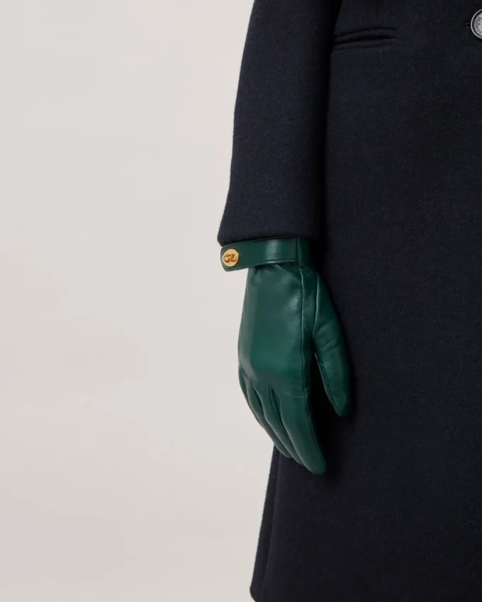 Darley-Handschuhe Mulberry Green Glattes Nappa Darley Darley-Handschuhe Mulberry Green Glattes Nappa Darley