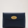 Darley Kosmetiktasche Bright Navy Small Classic Grain