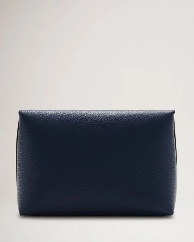 Darley Kosmetiktasche Bright Navy Small Classic Grain