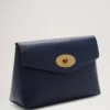 Darley Kosmetiktasche Bright Navy Small Classic Grain