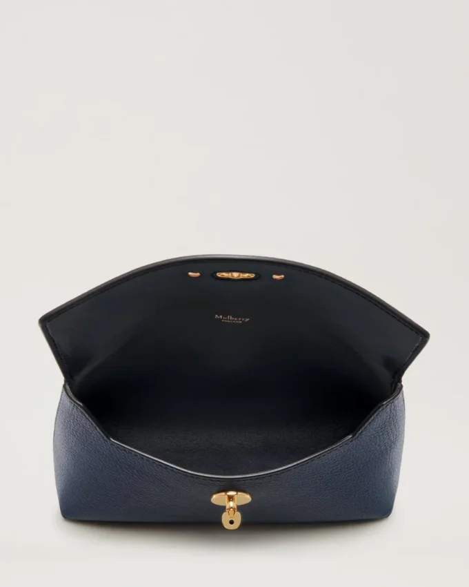 Darley Kosmetiktasche Bright Navy Small Classic Grain