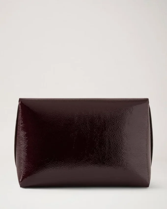 Darley Kosmetiktasche Deep Aubergine Lackleder Damen Darley Kosmetiktasche Deep Aubergine Lackleder Damen