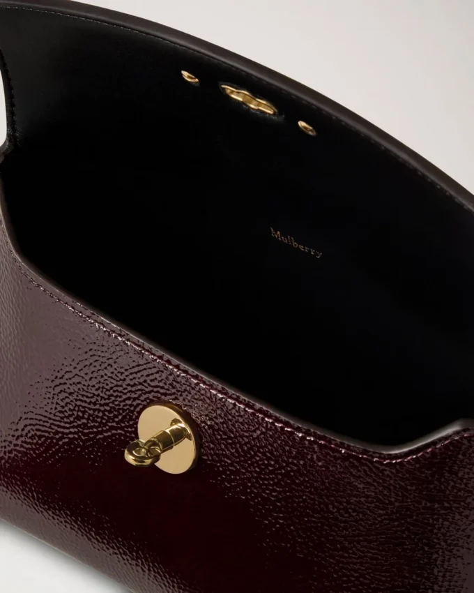 Darley Kosmetiktasche Deep Aubergine Lackleder Damen Darley Kosmetiktasche Deep Aubergine Lackleder Damen