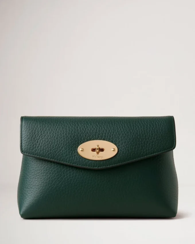 Darley Kosmetiktasche Mulberry Green Heavy Grain Darley Kosmetiktasche Mulberry Green Heavy Grain