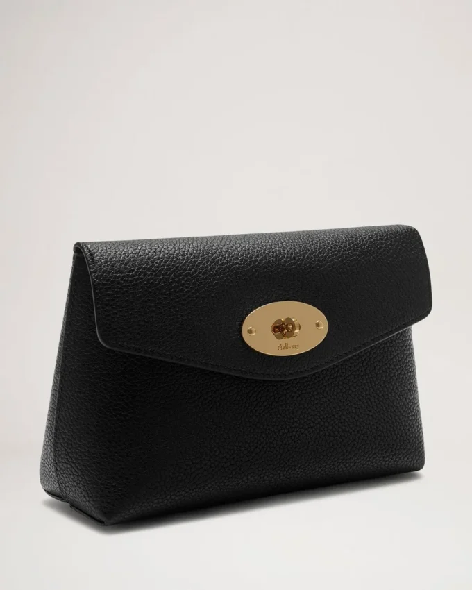 Darley Kosmetiktasche Schwarz Small Classic Grain