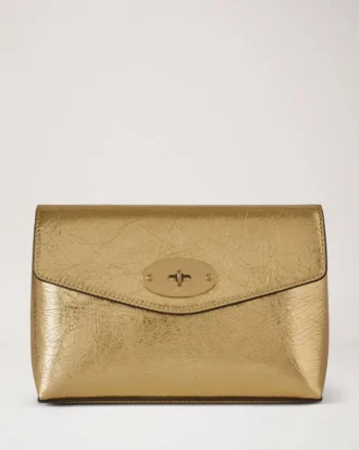 Darley Kosmetiktasche Somerset Gold Grainy Metallic