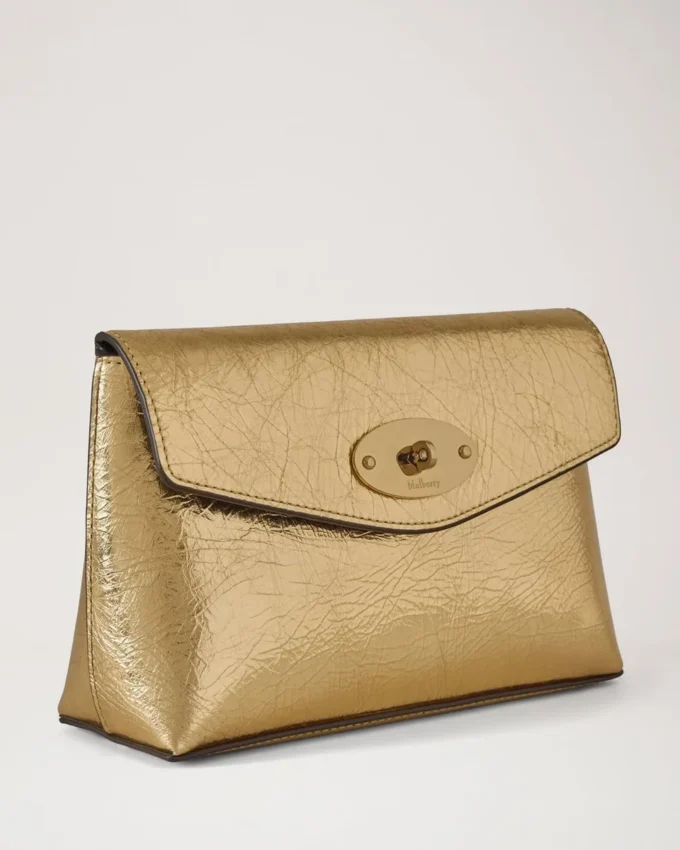 Darley Kosmetiktasche Somerset Gold Grainy Metallic