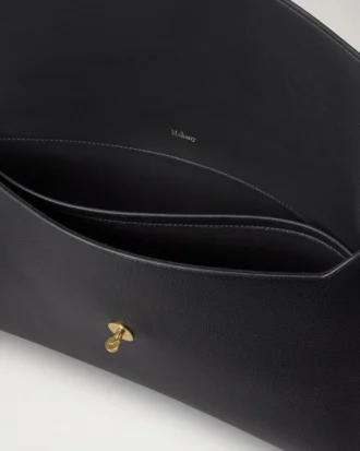 Darley Umschlagtasche Schwarz Small Classic Grain