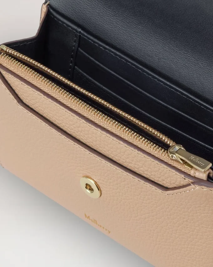Druckknopf-Geldbörse Crumpet Small Classic Grain Damen