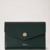 Druckknopf-Geldbörse Mulberry Green Small Classic Grain