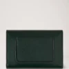 Druckknopf-Geldbörse Mulberry Green Small Classic Grain