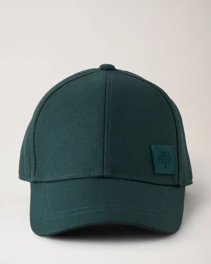 Einfarbige Baseballkappe aus Baumwolle in Mulberry Green für Herren Einfarbige Baseballkappe aus Baumwolle in Mulberry Green für Herren