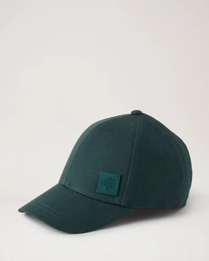 Einfarbige Baseballkappe aus Baumwolle in Mulberry Green für Herren Einfarbige Baseballkappe aus Baumwolle in Mulberry Green für Herren