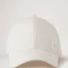 Einfarbige Baseballkappe aus ecrufarbener Baumwolle für Herren Einfarbige Baseballkappe aus ecrufarbener Baumwolle für Herren