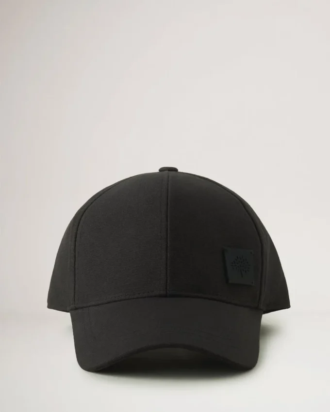 Einfarbige Baseballkappe Schwarz Bio-Baumwolle Damen Einfarbige Baseballkappe Schwarz Bio-Baumwolle Damen