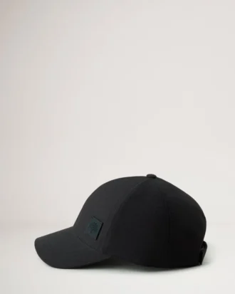 Einfarbige Baseballkappe Schwarz Bio-Baumwolle Damen Einfarbige Baseballkappe Schwarz Bio-Baumwolle Damen