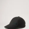 Einfarbige Baseballkappe Schwarz Bio-Baumwolle Damen Einfarbige Baseballkappe Schwarz Bio-Baumwolle Damen