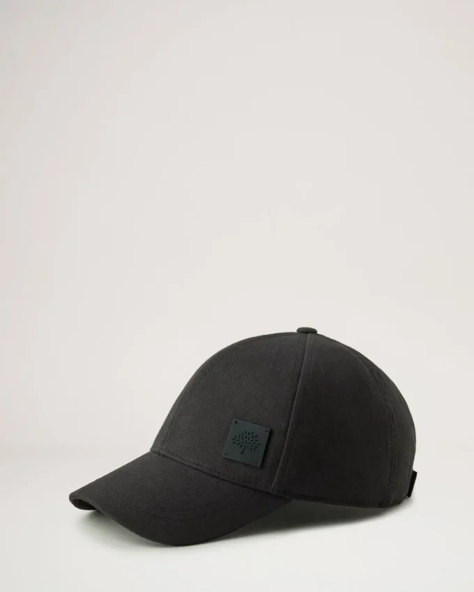 Einfarbige Baseballkappe Schwarz Bio-Baumwolle Damen Einfarbige Baseballkappe Schwarz Bio-Baumwolle Damen