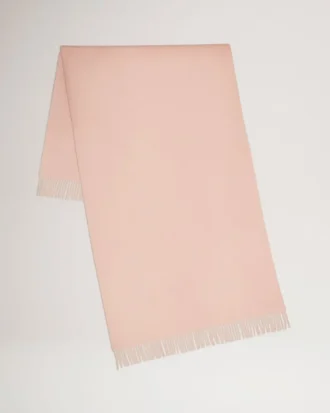 Einfarbiger Merinowollschal Rosewater Merinowolle Damen Einfarbiger Merinowollschal Rosewater Merinowolle Damen