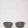 Ellis Sonnenbrille Charcoal Metall & Bio-Acetat Damen