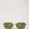 Ellis Sonnenbrille in Mulberry Green aus Metall und Bio-Acetat Ellis Sonnenbrille in Mulberry Green aus Metall und Bio-Acetat