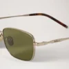Ellis Sonnenbrille in Mulberry Green aus Metall und Bio-Acetat Ellis Sonnenbrille in Mulberry Green aus Metall und Bio-Acetat