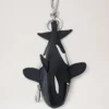 Etui-Schlüsselanhänger – Orca Schwarz & Weiß, Heavy Grain & klassische Mikronarbung Etui-Schlüsselanhänger – Orca Schwarz & Weiß, Heavy Grain & klassische Mikronarbung