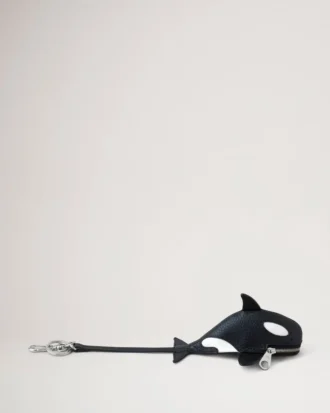 Etui-Schlüsselanhänger – Orca Schwarz & Weiß, Heavy Grain & klassische Mikronarbung Etui-Schlüsselanhänger – Orca Schwarz & Weiß, Heavy Grain & klassische Mikronarbung