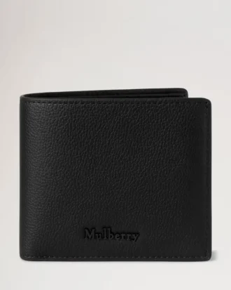 Farringdon 8-Karten-Brieftasche Schwarz, kleine Narbung