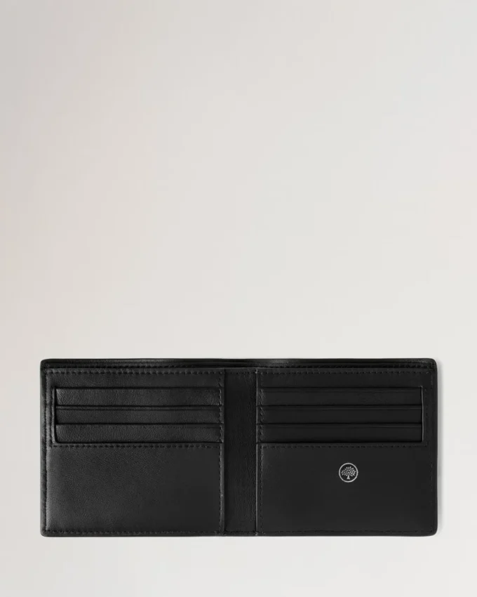 Farringdon 8-Karten-Brieftasche Schwarz, kleine Narbung Farringdon 8-Karten-Brieftasche Schwarz, kleine Narbung
