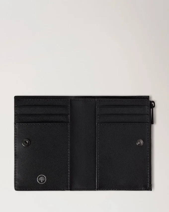 Farringdon Compact Wallet Schwarz Small Pebble Grain Farringdon Compact Wallet Schwarz Small Pebble Grain