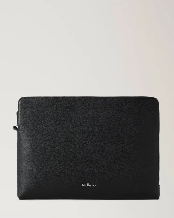 Farringdon Tech Folio Schwarz Small Pebble Grain Damen Farringdon Tech Folio Schwarz Small Pebble Grain Damen