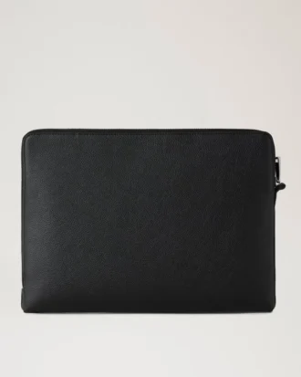Farringdon Tech Folio Schwarz Small Pebble Grain Damen