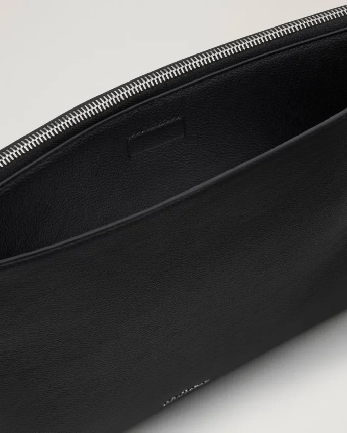 Farringdon Tech Folio Schwarz Small Pebble Grain Damen Farringdon Tech Folio Schwarz Small Pebble Grain Damen