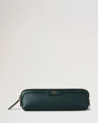 Federmäppchen Mulberry Green Small Classic Grain Damen Federmäppchen Mulberry Green Small Classic Grain Damen