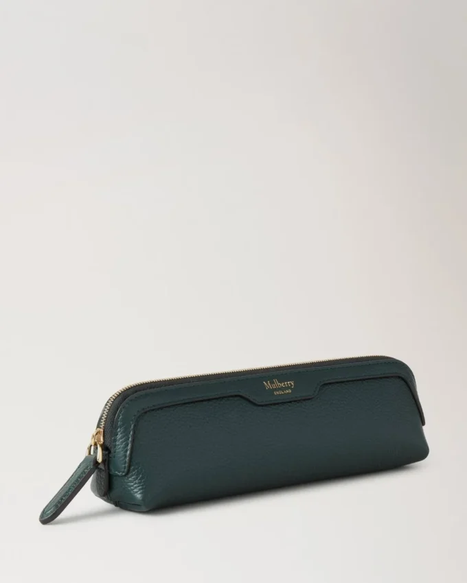 Federmäppchen Mulberry Green Small Classic Grain Damen Federmäppchen Mulberry Green Small Classic Grain Damen